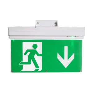 LED Exit Sign Emergency Lights Wall Mount Corridor 4 in 1 LED Exit Sign Emergency Lights