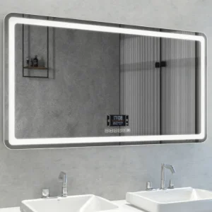 LED Smart Bathroom Mirror Illuminated Bluetooth Smart Mirror For Hotel Home