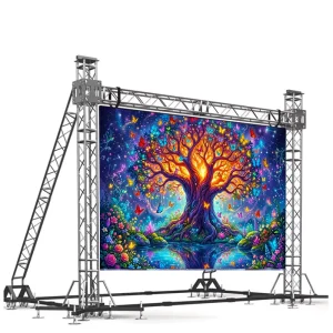 LED Video Wall Stainless Steel Outdoor LED Display Screen Digital Signage and Panel Poster Display Stand