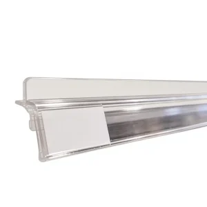 Label Holder Display Hook With Price Tag Holder And Data Strip For Supermarket Shelves