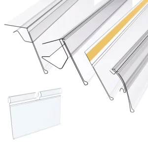 Label Holder Plastic Price Tags Retail Plastic Price Strip Supermarket Price Holder