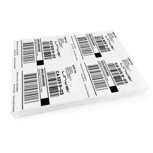 Label Manufacturer Self Adhesive A4 Barcode Labels 4 Pcs Per Sheet for Laser Inkjet Printer