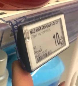 Labeling Holders Adhesive Pockets Magnetic Price Tag Holder for Shelf Paper Acrylic Cube Shelves L Shaped 6