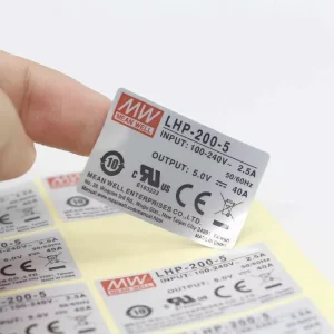 Labels Stickers Printing Logo Warning Maker Pregomega Vinyl Customize Foil Anime Adhesive Barcode Shipping Vinyl Wine