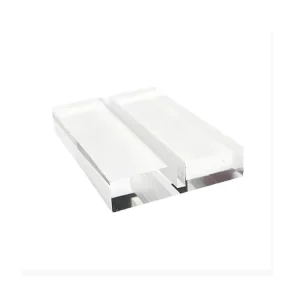 Large 3″ Clear Acrylic Sign Holders Counter Slope Perspex Table Numbers Display Stands Lucite Place Card Slot Display Racks