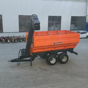 Large Capacity Hydraulic Auger Grain Cart Tractor Drawn Chaser for Fertilizer and Grain Transport