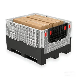 Large Pallet Container 1200 X 1000 X 760 mm Mega Bin Collapsible Pallet Box Storage