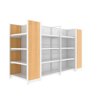 Large Scale Heavy Duty Metal Supermarket Shelf Display Rack Adjustable Height Floor Standing for Department Store