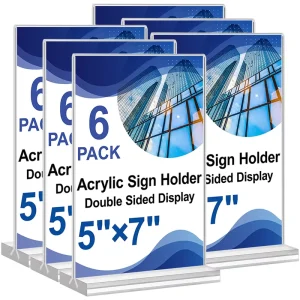 Laser Cut Acrylic Table Card Signage Personalized Logo Design for Cafe Shop and Party Decoration