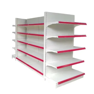 Light Duty Retail Store Gondola Shelving Supermarket Shelves Display Stand Rack