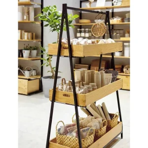 Light Duty Single Sided Display Stand Metal Supermarket Grocery Store Shelves