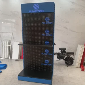 Light Duty Wall Gondola Shelving System Adjustable Metal Retail Display Shelf for Supermarket Grocery Convenience Store Fixtures