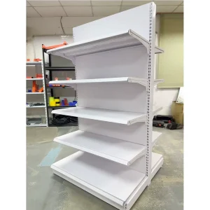 Light Heavy Duty Gondola Shelving Single Double sided Iron Steel Modern Supermarket Shelves Grocery Store Display Rack