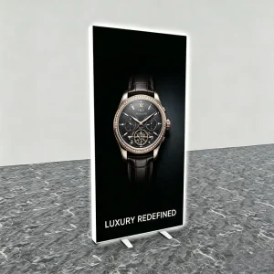 Lightweight Portable SEG Light Box High Brightness Custom Printed Fabric Backlit Sign for Trade Shows Retail Promotions