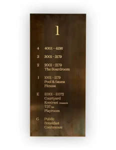 Location Directory for Public Toilet Symbol Sign Made in China