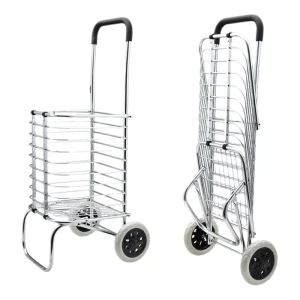 Lupai Folding Shopping Cart Trolley 35L Large Capacity Multifunctional Luggage Two Wheeled OEM Storage Aluminum PVC 40KG Tools