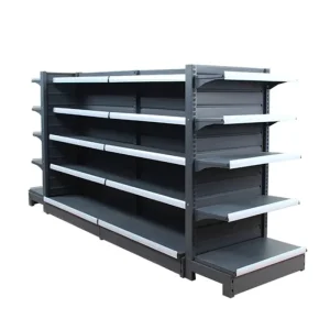 Luxury American Style Grocery Store Storage Gondola Shelf Metal Supermarket Shelf