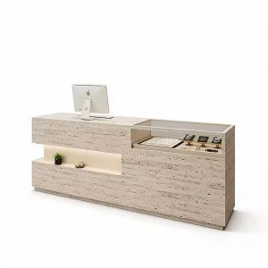 Luxury Customized Marble Checkout Counter for Garment Shop Jewelry Retail Store