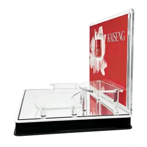 Luxury Floor Type Large Makeup Organizer for Displaying Acrylic Cosmetic Display Stands