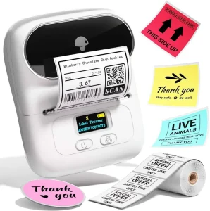 M110 Label Makers Barcode Label Printer Portable Thermal Printer for Small Business