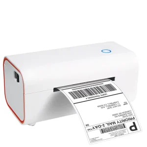 M4202 Used 4-Inch Portable Thermal Label Maker USB Interface 203dpi Resolution Supports 30-118mm Labels Barcode Printer