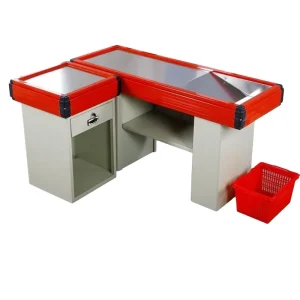 MDQ Cash Checkout Table Counter Cashier Adjustable Check Out Counter Wine Bottle Display