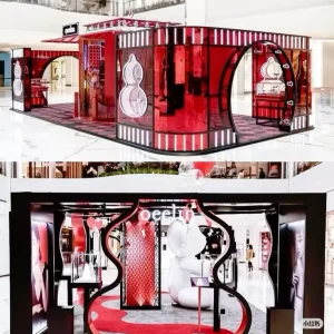 MEGA Modern Fashion Event Booth Modular Assembly for Pop Up Store Exhibition Stand