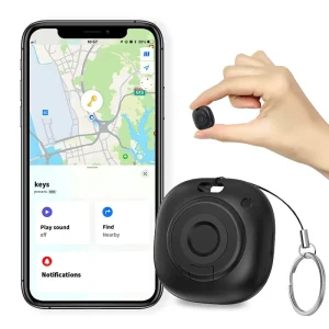 MFI Certified Mini Smart Tag GPS Navigator Pets Anti-Lost Alarm Key Finder My Airtags Tracker Built-in Speaker Metal Waterproof