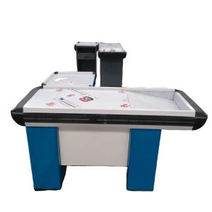 MX10 Cashier Counter Table Supermarket Equipments Cashier Reception Desk