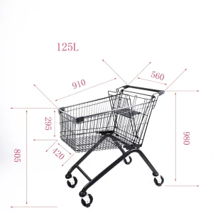 MX17 Manufacturer Supplier Supermarket Trolley Shop Carts Grocery Shopping Cart With Seats