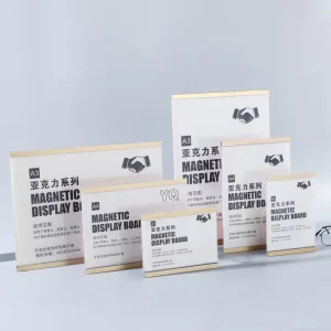 Magnetic Acrylic Sign Holder A3 A4 A5 Acrylic Frame Advertising Display Stand for Office Store Restaurant