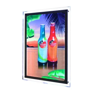 Magnetic Rectangle Indoor Hanging Display Light Box Sign Picture Poster Holders Led Ultra Slim Acrylic Wall Mounted Frame Low
