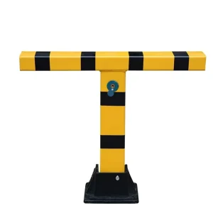 Manual Key Steel Reflective Stopper Car Parking Lots Barrier Lock