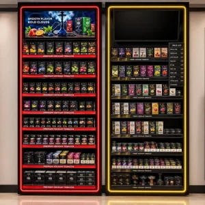 Manufacturer Chain Store Tobacco Smoke Cigarette Display Stand Cabinet Dispenser Standard Size Units