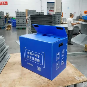Manufacturer Direct Sale Recyclable Foldable Plastic Container Stackable Collapsible Storage Box for Promotion