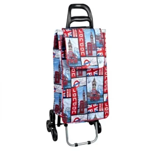 Market 3 Wheel Folding Shopping Trolley for Climbing Stair
