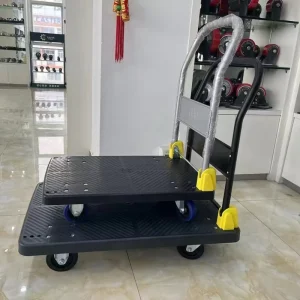 Material Handling Outdoor Metal Foldable Heavy Duty Hand Cart Trolley Manufacturers Plastic Carts & Troleys