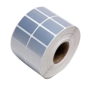 Matte Silver Printed Paper Stickers Industrial Grade Square Rectangular Barcodes for Consumer Electronics Products