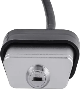 Metal Anti theft OBD Locking Cap OBDii Connector Locking Device with 2 Keys