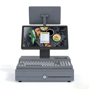 Metal Cashier Cash Drawer Integrated 80mm Thermal Printer Pos Systems Machine Convenience Grocery Store
