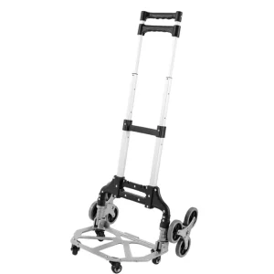 Metal Compact Portable Luggage Metal Foldable Supermarket Hand Cart Folding Shopping Trolleys