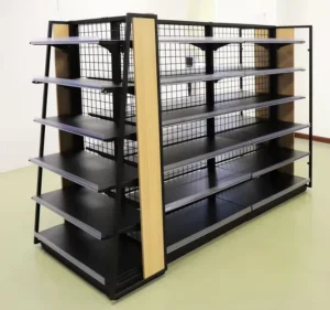 Metal Double Sided Gondola Shelving Single Side Racks Supermarket Shelf