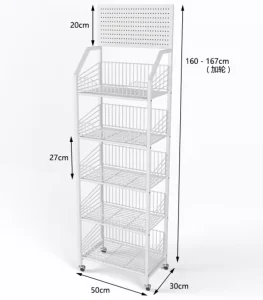 Metal Floor Candy Racks Display Shelves for Retail Stores Supermarket Retail Display Racks