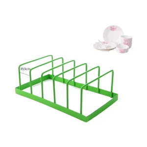 Metal Kitchen Dish Rack Standing Type with No Drilling Required Household Storage Drawer for Pot Usage