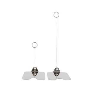 Metal Stainless Steel Price Label Tag Paper Sign Card Display Clips Holders Stands for Bread Shop Promotion