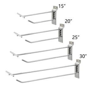 Metal Steel Hooks with Price Tag Holder for All Retail Store & Supermarket Displays