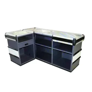 Metal Supermarket Cashier Register Table