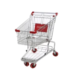 Metal Wheel Cart Supermarket Trolley Shopping Cart