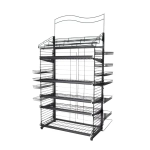 Metal Wire Stands Food Store Display Rack Shelf Racks for Shop