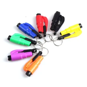 Mini Alloy Window Breaker Multifunctional Portable Car Safety Hammer For Car Interior Accessories